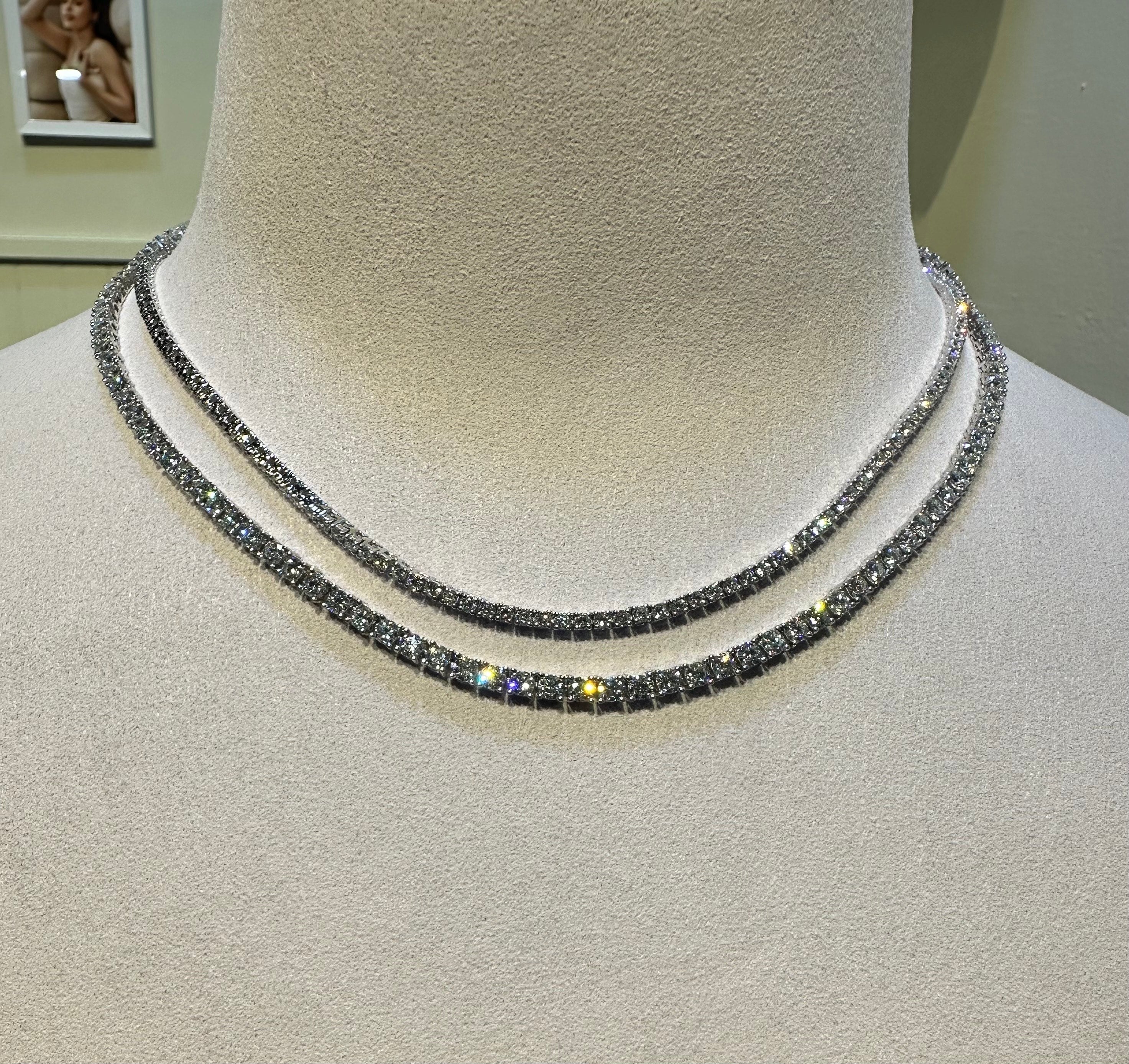 Lab Gems & Diamonds in Sterling Silver