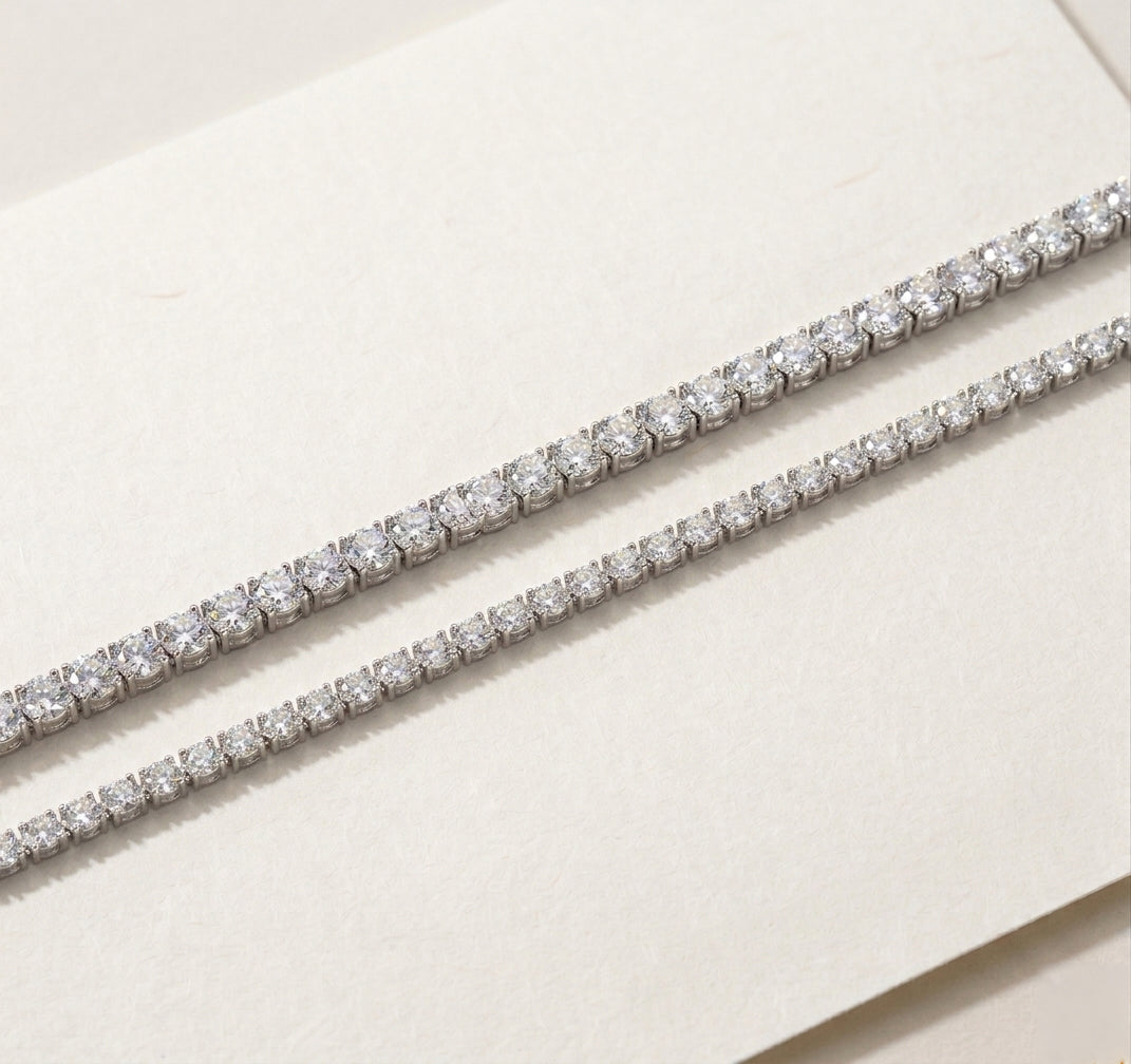 Lab Gems & Diamonds in Sterling Silver