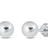 Classic Sterling Ball Earring