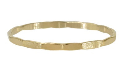 Zoe Hammered Stacking Ring