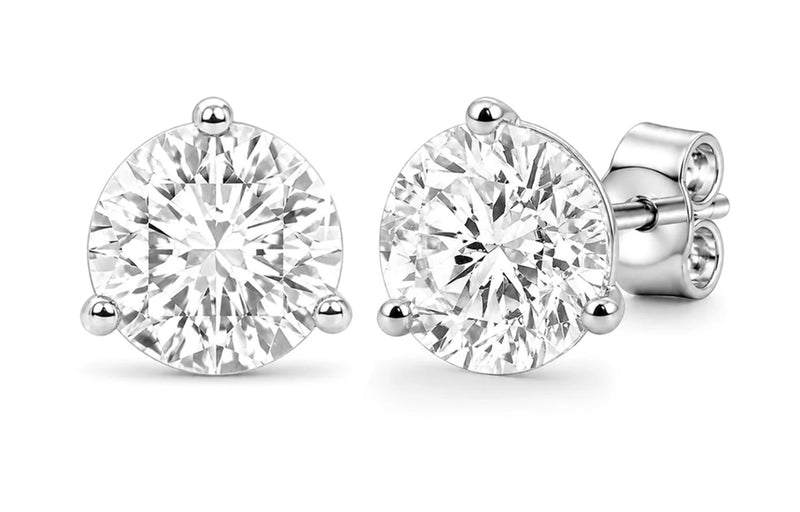 1cttw Lab Diamond Studs
