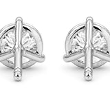 1cttw Lab Diamond Studs