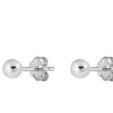Classic Sterling Ball Earring