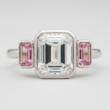 3 Stone Moissanite