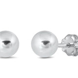 Classic Sterling Ball Earring
