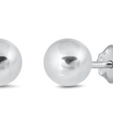 Classic Sterling Ball Earring