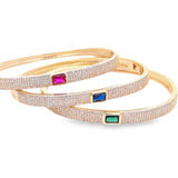 Pave Bangle Gold Filled