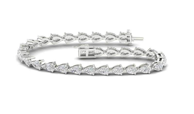 14K Pear Bracelet