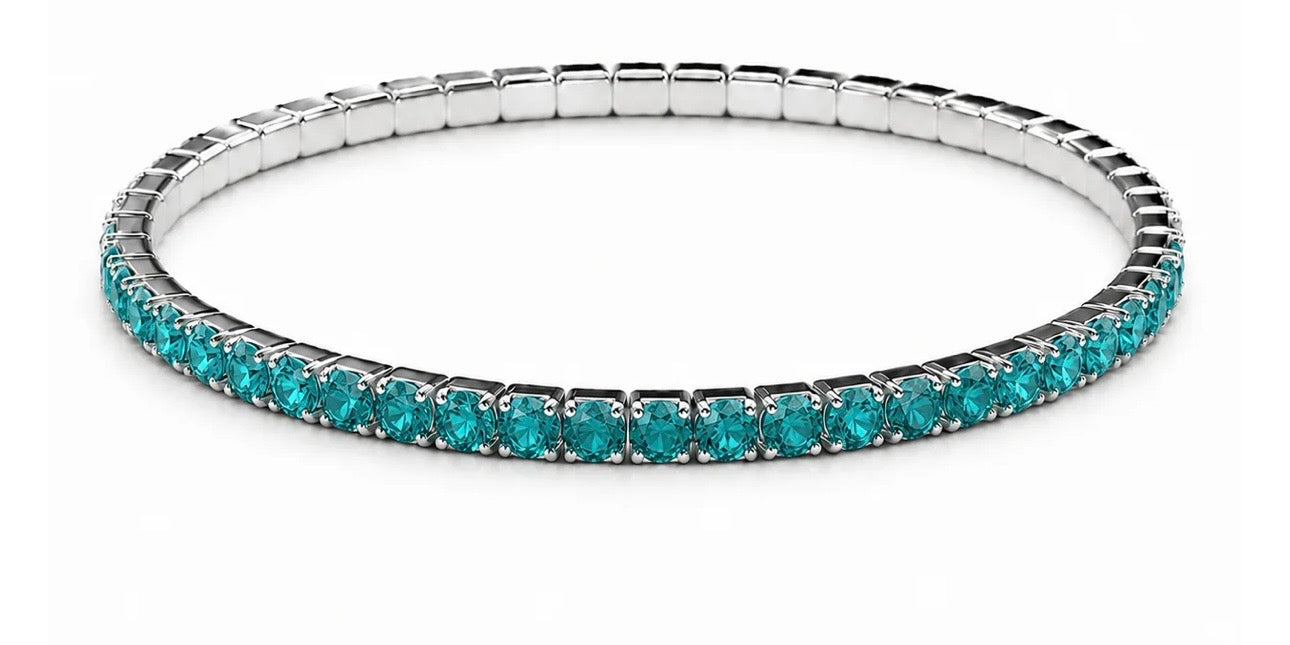 Stretch Lab Sapphire Tennis Bracelets