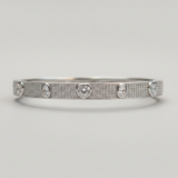 Multi Stone Pave Bangle