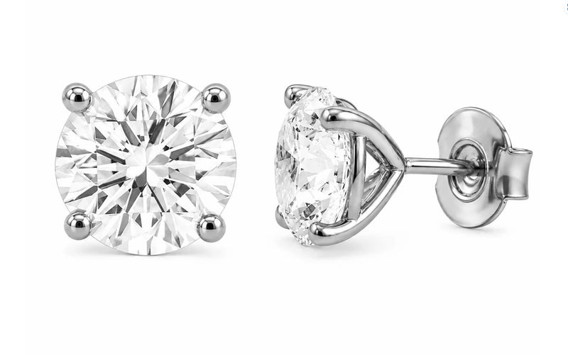 5ct Lab Diamond Stud Earrings