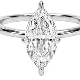 14K Marquise Solitaire