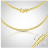Omega 5mm Gold Vermeil Fancy Lock