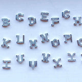 Sparkle Letter Slider Charms