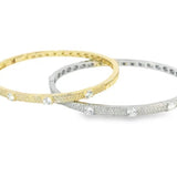 Pave Bangle & CZ Stones