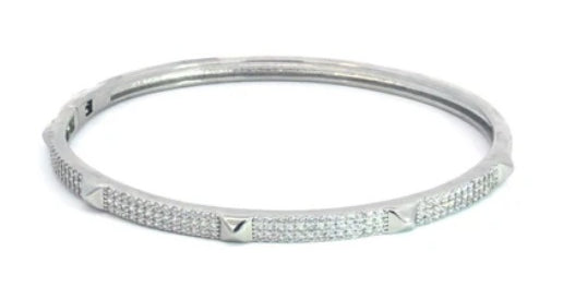 Pave Stud Bangle