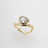 Pear Wave Ring