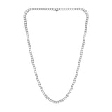 Tennis Necklace - Lab Diamonds & Silver