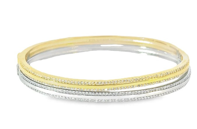 Pave Edge Bangle