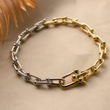 Vermeil & Sterling Link Bracelet