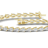 14K Pear Bracelet