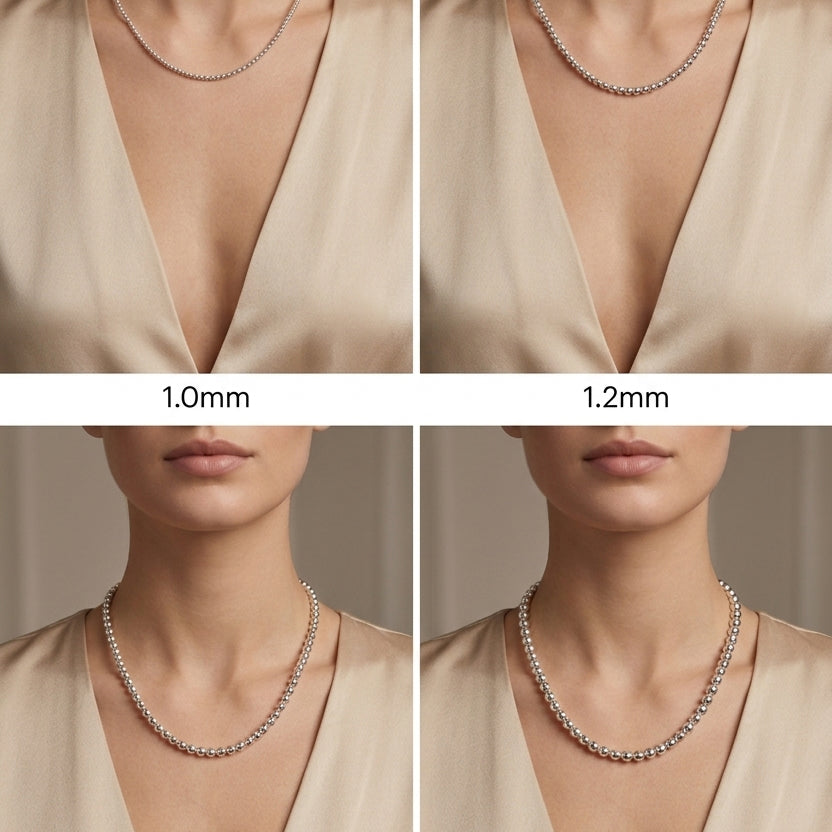 Delicate 1.2MM Bead Chain