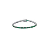Lab Created Gemstone Tennis Bracelets
