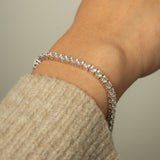 Lab Created Gemstone Tennis Bracelets