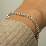 Lab Created Gemstone Tennis Bracelets