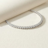 Half CZ Flex Bangle