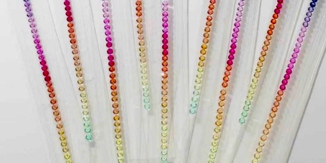Stretch Lab Sapphire Tennis Bracelets
