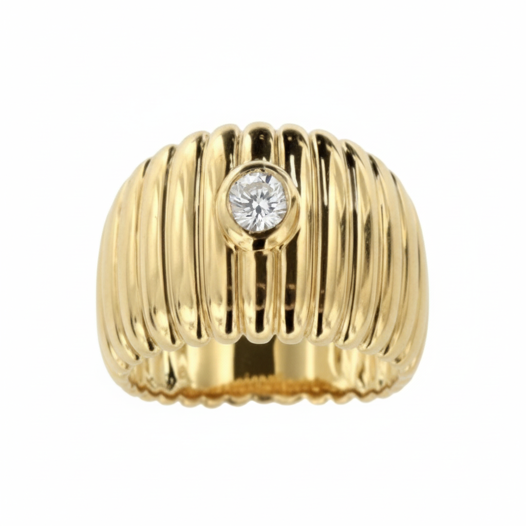 Wide Ribbed Band - Enhanced 1