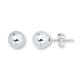 Classic Sterling Ball Earring