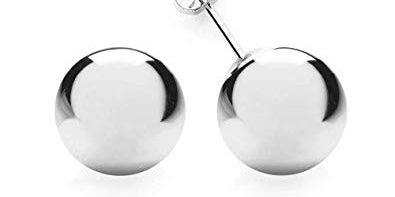 Classic Sterling Ball Earring